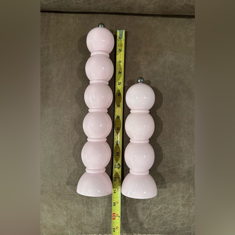 Addison Ross Pink Bobbin Salt and Pepper Grinders - Picture 6 of 10
